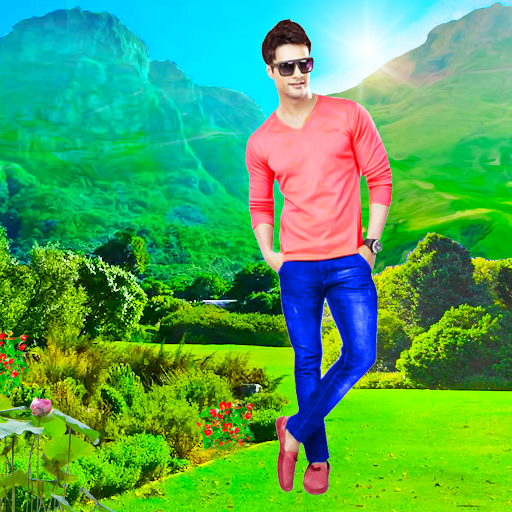 Green hill photo frame editor