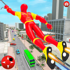 Superhero Rope Hero Robot Game