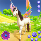 Wild Unicorn Horse Family Sim