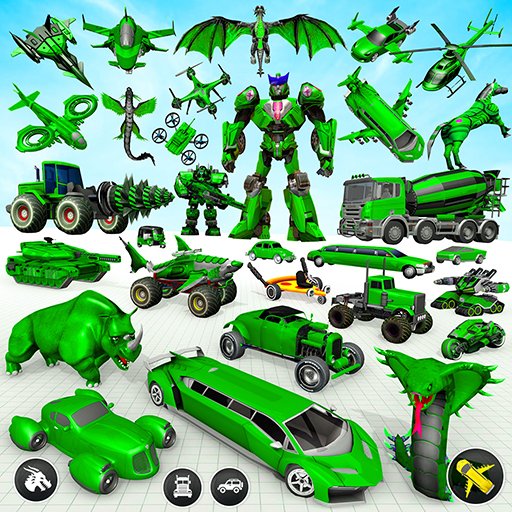 Army Robot Car Game