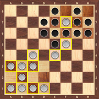 Corners - Checkers