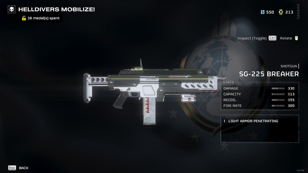 How to get and use the SG-225 Breaker in Helldivers 2