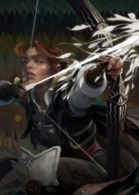 "Dragon Age: Shadowkeep" character introduction of Les Harding