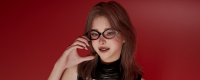 "inZOI" Mature Beautiful Glasses Pinching Face Sharing