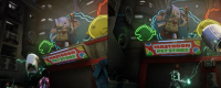 "Double Shadows" Two-Player Elephant Easter Egg Position Sharing