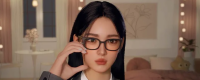 "inZOI" Beautiful girl in school uniform pinched her face to share