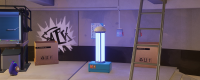 Recommended position of UV lights in "Coin Simulator"