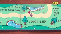 The Plucky Squire Art Scroll locations