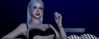 "inZOI" sling shirt and hip skirt clothing sharing