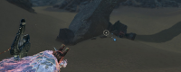 Introduction to the specific location of the Sand Wild Meteor in Monster Hunter: The Wilderness