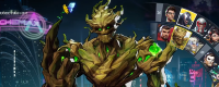 "Marvel Contest" Groot gameplay teaching sharing