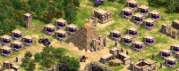 Sharing tips on fighting Egyptian guerrillas in "Age of Empires: Rome Resurrection"