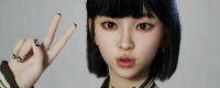 "inZOI" Korean beauty pinched her face and shared