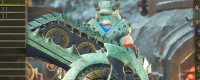 "Monster Hunter: The Wilderness" Strong Strike Bottle Cutting Axe Equipment Sharing