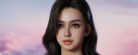 "inZOI" Middle Eastern beauty pinched her face to share