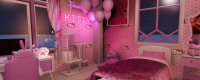 "inZOI" Pink Game Girl Real Estate Sharing