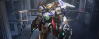"Unlimited Machine" Baihong Mecha Barbatos Wolf King Painting Color Sharing